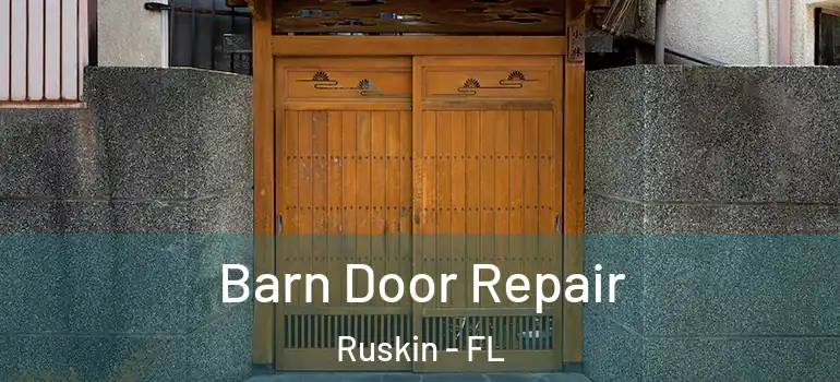  Barn Door Repair Ruskin - FL