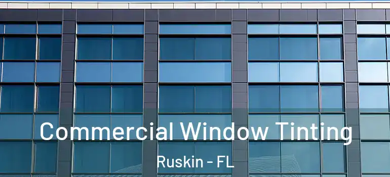  Commercial Window Tinting Ruskin - FL