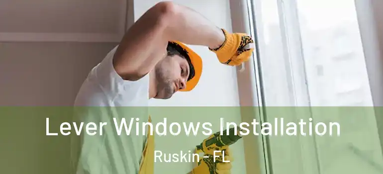  Lever Windows Installation Ruskin - FL