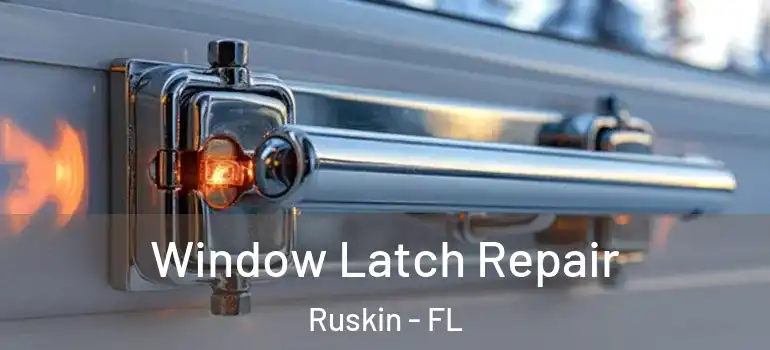  Window Latch Repair Ruskin - FL